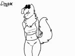  2019 4:3 animated anthro breasts canid canine canis clothed clothing digital_media_(artwork) doggo:3 domestic_dog female fluffy fur horn loop mammal meghan_brown_(furry!meghan) solo 