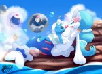  absurd_res asterozoan brionne bubble echinoderm egg evolutionary_family eye_contact feral hair hi_res level_difference looking_at_another makoto177 mammal marine nintendo open_mouth open_smile pinniped pok&eacute;mon pok&eacute;mon_(species) popplio primarina size_difference smile snout starfish starfish_(accessory) video_games water 