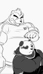  2019 20:17 alp_(tas) angry animated anthro ashigara clothed clothing deadanthro duo giant_panda headpat male mammal musclegut muscular muscular_male shirt slightly_chubby smile tank_top tokyo_afterschool_summoners topwear ursid video_games 