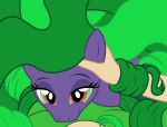  2019 absurd_res badumsquish disembodied_hand equid equine female feral friendship_is_magic green_hair hair hi_res horse looking_at_viewer mammal mane-iac_(mlp) my_little_pony pony 