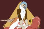  2019 2d_animation 5_fingers accipitrid accipitriform anal anal_penetration animated anthro anthro_on_anthro anthro_penetrated anthro_penetrating anthro_penetrating_anthro avian balls beak bird blue_eyes blue_hair brolaren_(artist) brown_background brown_feathers countershade_torso countershading cowgirl_position digital_media_(artwork) duo erection feathers gloves_(marking) green_eyes hair hi_res looking_at_another looking_down loop male male/male male_penetrated male_penetrating markings multicolored_feathers nude on_top open_mouth penetration penis red_feathers red_hair sex signature simple_background smile sparrow tail_feathers text three-quarter_view white_countershading white_feathers 