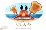  arthropod beach bread crab crustacean cryptid-creations food food_creature marine seaside solo 