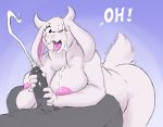  &lt;3 2019 5_fingers anthro anthro_on_anthro balls bent_over big_breasts blue_background blush bovid breasts caprine cum cum_on_breasts cum_on_eye cum_on_face cumshot duo ejaculation english_text faceless_male female fur goat gradient_background grey_balls grey_fur grey_penis handjob male male/female mammal nipples one_eye_closed open_mouth orgasm penile penis pink_nipples sex simple_background sketch solo_focus text tongue toriel undertale video_games white_background white_fur zerofox1000 