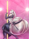  anthro big_butt butt clothed clothing digital_media_(artwork) disney female fur hi_res huge_butt hyper hyper_butt judy_hopps lagomorph leporid looking_at_viewer looking_back mammal open_mouth rabbit standing thick_thighs topwear wide_hips xtrent968 zootopia 