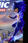  blue_fur clothing cropped crossgender ear_piercing ear_ring edit eulipotyphlan female footwear fur green_eyes hedgehog jewelry mammal piercing screencap shadman shoes smile solo sonic_(series) sonic_movie sonic_the_hedgehog standing 