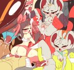  abs animal_genitalia animal_penis anthro anus balls blush canine_penis clothing cum cum_in_mouth cum_in_pussy cum_inside eeveelution eyes_closed faceless_male fellatio female gaghiel group group_sex hi_res hypno_(disambiguation) incineroar looking_at_viewer looking_back looking_pleasured lopunny male male/female mammal masterploxy mawile murid murine muscular muscular_male navel nintendo nude offscreen_character on_top oral oral_penetration orgy patreon_logo penetration penile penis pok&eacute;mon pok&eacute;mon_(species) rat reverse_cowgirl_position rodent sex spread_legs spreading sylveon tongue tongue_out torn_clothing vaginal vaginal_penetration video_games 