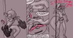  2019 anthro big_butt biped blush bottomwear breasts bus butt cellphone claws clothed clothing comic dialogue digital_drawing_(artwork) digital_media_(artwork) drooling english_text eyebrows female fingering fur grope hair hair_up hi_res lutrine mammal mind_control molester mustelid nipples open_mouth penetration phone plushkinn public questionable_consent saliva simple_background size_difference small_breasts smile solo_focus standing text topwear underbite vaginal vaginal_fingering vehicle 