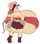  angstrom big_breasts big_butt breasts butt clothing female gloves huge_breasts hyper hyper_breasts mammal mitty_(bulumble-bee) mouse murid murine rodent solo thick_thighs 