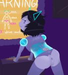  butt cat_ears_(disambiguation) erar403 female glowing humanoid machine monitor pussy robonya robot smug 