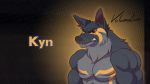  2019 anthro canid canine canis digital_media_(artwork) hi_res illustration looking_at_viewer male mammal muscular muscular_male signature solo traditional_media_(artwork) volamont wolf 