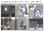  2016 abuse arareroll bruised bucket cellphone comic computer crying cutie_mark disembodied_hand english_text equid female feral friendship_is_magic gem hair horn long_hair magic mammal my_little_pony phone rarity_(mlp) sad snow tears text unicorn wounded 