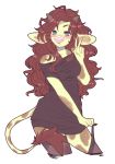 alpha_channel anthro blush bovid bovine cattle clothed clothing female hair horn legwear looking_at_viewer mammal simple_background solo standing stockings teil transparent_background 