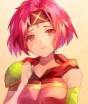  1girl closed_mouth crying crying_with_eyes_open fire_emblem fire_emblem:_seima_no_kouseki headband jurge neimi pink_eyes pink_hair short_hair simple_background solo tears upper_body 