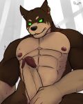 animated bk-mita canid canine canis cum dobermann domestic_dog erection humanoid_penis loop male mammal nipples nude penis pinscher simple_background solo tokyo_afterschool_summoners video_games xolotl 