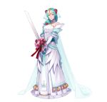  dress fire_emblem fire_emblem:_souen_no_kiseki fire_emblem_heroes nintendo pikomaro sigrun sword tagme transparent_png wedding_dress 