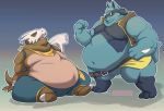  2019 anthro fan_character fatfur invalid_tag marowak nakoo nintendo obese overweight pok&eacute;mon pok&eacute;mon_(species) riolu video_games 