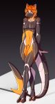  anthro brown_hair fin hair hi_res knight_dd male navel penis simple_background solo 