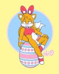  balls canid canine chris_sutor clothing egg footwear fox hi_res male mammal miles_prower multi_tail penis shoes sonic_(series) 