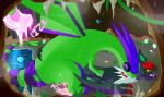  anal bite bluebean corrupted cum flygon forced hi_res japanese_text nintendo noivern penis pok&eacute;mon pok&eacute;mon_(species) rape sweat tears text video_games wooper 