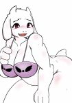  blush boss_monster bovid breasts caprine female goat hakiahki hi_res horn long_ears looking_at_viewer mammal open_mouth simple_background smile toriel undertale video_games 
