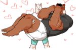 2019 anthro biceps canid canine clothing digital_media_(artwork) fur hi_res kemono male mammal muscular muscular_male pecs size_difference syukapong 