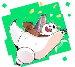  2019 anthro bearclops_(character) belly blush digitslayer eye_patch eyewear fur hi_res male mammal mao_mao_heroes_of_the_pure_heart overweight overweight_male polar_bear solo ursid ursine white_fur 