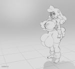  animal_humanoid big_breasts bovid bovid_humanoid breasts bulge caprine caprine_humanoid clothing curvaceous dickgirl eyewear glasses greyscale huge_breasts humanoid hyper hyper_bulge intersex looking_at_viewer mammal monochrome nipple_outline schwoo sheep_humanoid solo standing tight_clothing 