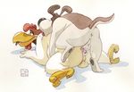  donkeypunch foghorn_leghorn looney_tunes tagme the_barnyard_dawg 