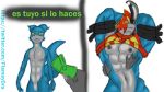  abs digimon digimon_(species) dragon flamdragon1- flamedramon male male/male money muscular muscular_male pose prostitution 