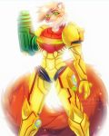  2019 anthro bloom digital_media_(artwork) female glowing kiliankuro looking_at_viewer metroid nintendo power_suit signature simple_background smile solo varia video_games 