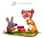  apple armadillo burrito cheetah cryptid-creations duo felid feline food fruit grass lunchbox mammal mask plant sandwich_(food) xenarthran 