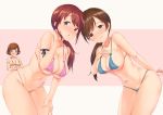  bikini honda_mio idolmaster idolmaster_cinderella_girls mifune_miyu nakasima-syouta nitta_minami swimsuit 