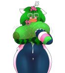  areola big_breasts blaster_master breasts eyewear female flora_fauna glasses hi_res huge_breasts humanoid kanna_(blaster_master) lightningfire12 nipples plant solo thick_thighs video_games wide_hips 