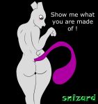  anthro butt female hi_res legendary_pok&eacute;mon mammal mewtwo nintendo nude pok&eacute;mon pok&eacute;mon_(species) snizard solo video_games 