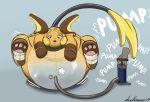  absurd_res air_pump animate_inanimate digital_drawing_(artwork) digital_media_(artwork) doodlemouser fan_character feral hi_res inflatable inflation living_inflatable mammal nintendo nozzle pok&eacute;mon pok&eacute;mon_(species) raichu rodent simple_background solo sparks_the_raichu video_games 