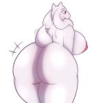  1:1 areola big_breasts big_butt bovid breasts butt caprine female fur goat hi_res horn huge_breasts huge_butt lightningfire12 mammal nipples nude solo thick_thighs toriel undertale video_games white_fur wide_hips 
