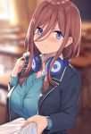 5-toubun_no_hanayome headphones kanikou nakano_miku seifuku sweater 
