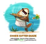  cookie cryptid-creations fish food marine shark underwater water 