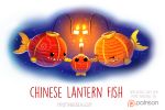  anglerfish cryptid-creations fish group lantern marine night sky star 