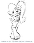  bandicoot clothing coco_bandicoot crash_bandicoot_(series) female mammal mario-grant marsupial naughty_dog overalls ponytail sketch sony_corporation sony_interactive_entertainment undressing video_games 