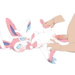  1:1 blush disembodied_hand eeveelution female feral forced hi_res human imminent_sex interspecies male male/female mammal nintendo penis pok&eacute;mon pok&eacute;mon_(species) pok&eacute;philia pussy sex sylveon video_games youjomodoki 