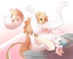  2019 anthro balls compass_(artist) digital_media_(artwork) duo fur hair hi_res lying male male/male on_back oral penis standing 