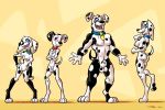  101_dalmatian_street 3_toes animal_genitalia anthro balls bassybird breasts butt canid canine canis collar dalmatian delilah_(101_dalmatians) digitigrade disney dolly_(101_dalmatians) domestic_dog doug_(101_dalmatians) dylan_(101_dalmatians) family female group male mammal nipples nude pussy sheath toes 