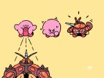  1boy 1other buzzwole copy_ability highres james_turner kirby kirby_(series) no_humans pokemon swallowing 