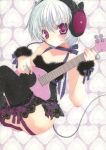  detexted fixed guitar hato_no_tamago headphones possible_duplicate rami stockings thighhighs 