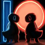  1:1 2019 absurd_res ambiguous_gender anthro biped digital_drawing_(artwork) digital_media_(artwork) duo glowing hi_res machine nude patreon robot sexotheque sexotheque_(copyright) waterbot 