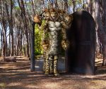  anthro cheetah edit felid feline forest head_hands hi_res male mammal multi_head multifur photo_manipulation photo_morph portal pythos_cheetah tall taur tree 