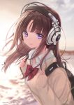  headphones seifuku sweater tagme tsukigami_luna 