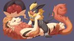  16:9 2019 3_toes anklet arcanine black_fur black_nose black_stripes brown_fur claws clitoris cowgirl_position duo eeveelution female female_on_top female_penetrated feral feral_on_feral flareon fur grey_background grey_claws grey_nose hi_res houndour hybrid jewelry knot lying male male/female male_penetrating nintendo on_back on_top open_mouth orange_fur pata paws penetration penis persian pok&eacute;mon pok&eacute;mon_(species) pussy pussy_juice red_eyes sex simple_background smile stripes toes tongue vaginal vaginal_penetration video_games yellow_fur 