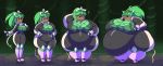  absurd_res belly big_belly big_breasts blaster_master bodysuit breasts clothing female flabby_arms flora_fauna hi_res humanoid kanna_(blaster_master) obese overweight plant plant_humanoid royaloppai skinsuit superabsurd_res thick_thighs tight_clothing video_games weight_gain wide_hips 